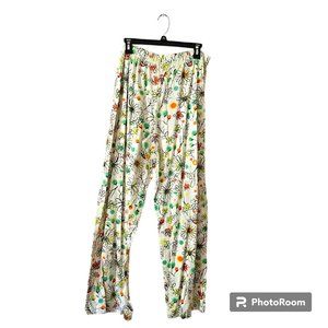 1084  Hue lounge pants XL floral pajama bottoms